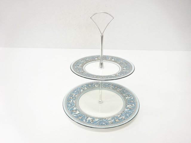 WEDGWOOD　ウェッジウッド　フロレンティーンターコイズ　ティースタンド　洋食器